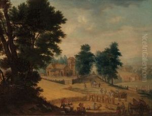 Paysans Rentrant A La Ferme by Peter Gysels