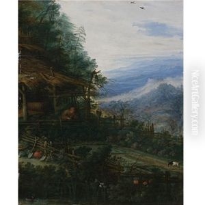 Landscape With Vegetable Garden