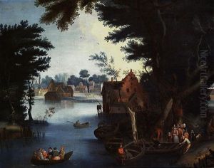 Paysage Fluvial by Peter Gysels