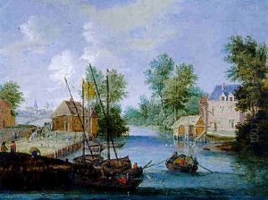 Paysage Fluvial by Peter Gysels