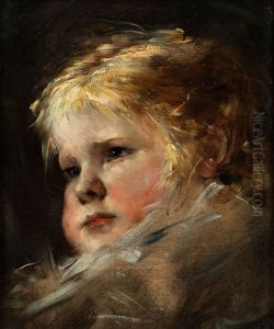 Bildnis Eines Kleinen Blonden Madchens by Nikolaus Gysis