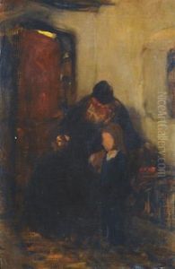 Grandfather And Child by Nikolaus Gysis