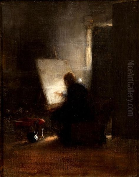 Painting Monk - view 1