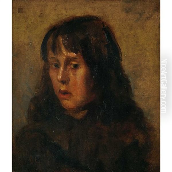 Portrait Of A Young Boy In A Coat - view 1
