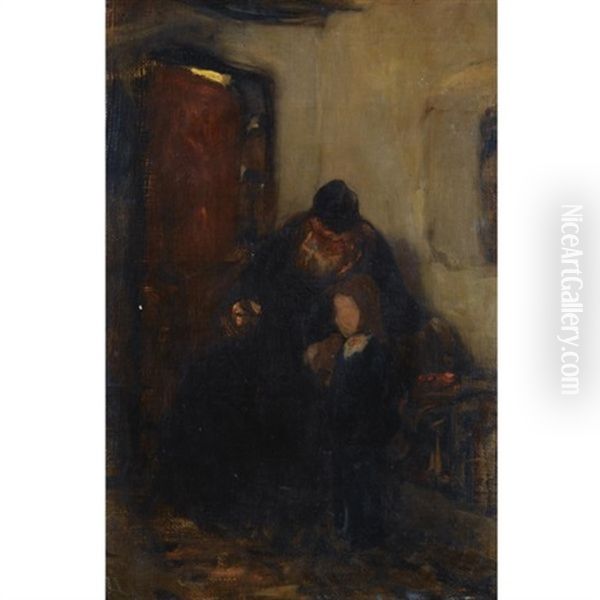 Grandfather And Child - view 1