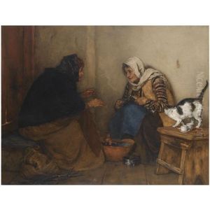 The Neighbours (the Gossips) by Nikolaus Gysis