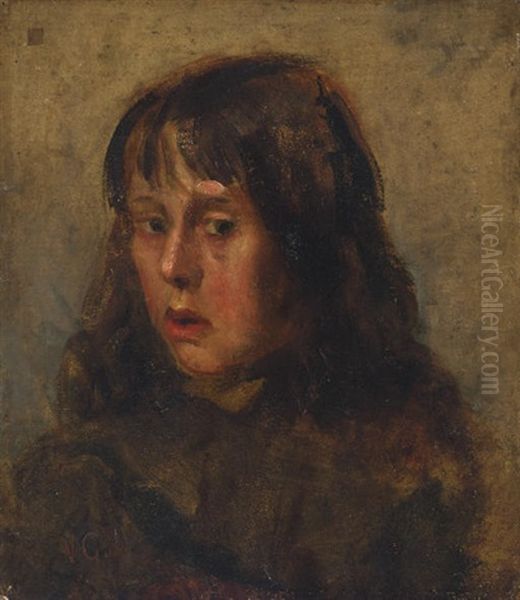 Portrait Of A Young Boy In A Coat - view 1
