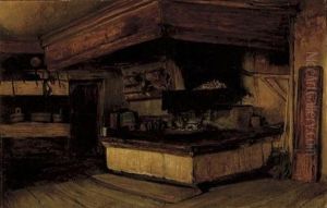 Bavarian House Interiors (pair) by Nikolaus Gysis
