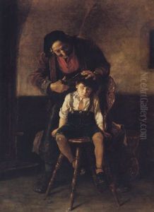 The Barber by Nikolaus Gysis