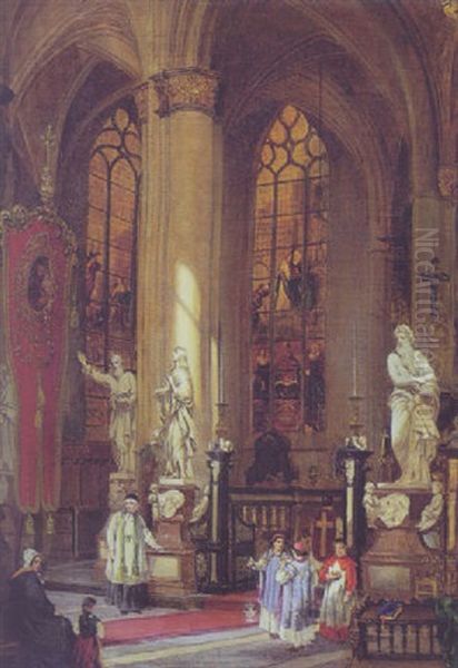 Interior Fra En Katolsk Kirke - view 1