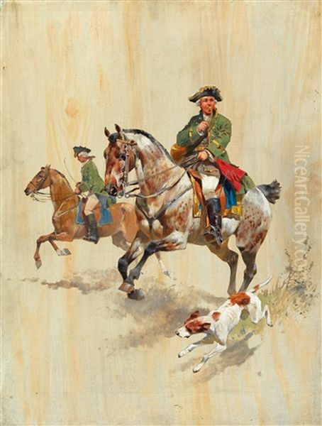 Setting Off For The Hunt - view 1
