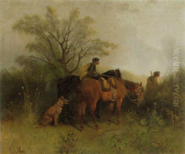 Ungarische Reiter Auf Kundschaft - view 1
