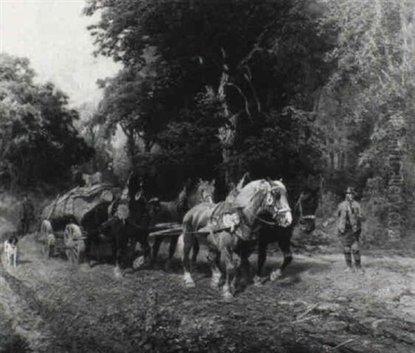 Der Holztransport - view 1