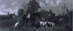 Vor Der Jagd by Hans (Johann) Haag