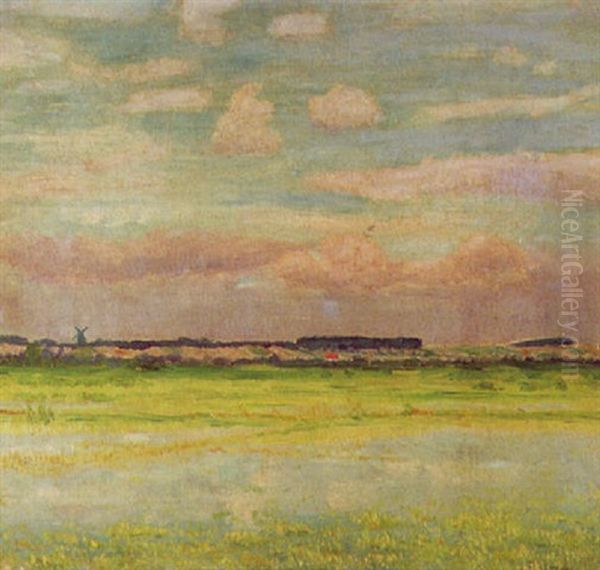 Sommertag Mit Blick Auf Die Quelkhorner Muhle - view 1