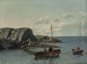 Mortefiske 1884 by Lauritz Haaland