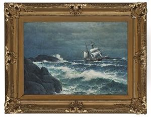 Coastal Landscape With Sailing Ship Coastal Landscape With Sailing Ship