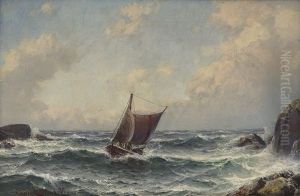 Losskoyte Mellom Klipper by Lauritz Haaland