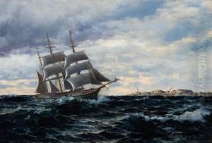 For Fulle Seil Utenfor Hvindingso by Lauritz Haaland