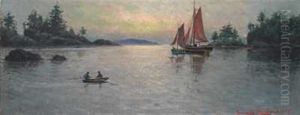 Robat Pa Vei Mot To Sma Skuter by Lauritz Haaland