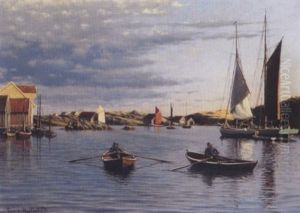 Med Robat I Uthavn by Lauritz Haaland