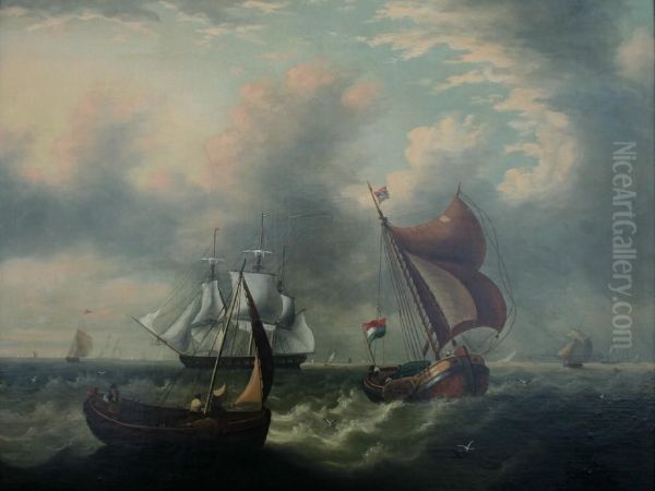 Dutch Fishing Boats And Sailing Vessels - view 1