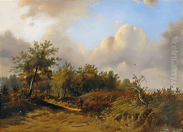 Landschaft Mit Wanderer - view 1