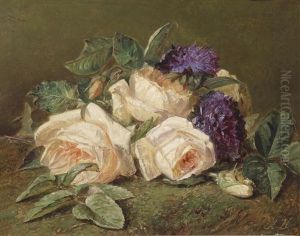 Rosen Und Veilchen by Adriana Johanna Haanen