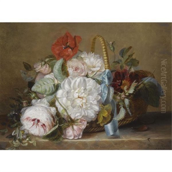 Flowers In A Basket - view 1