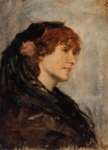 Venezianerin Mit Roten Haaren by Cecil van Haanen