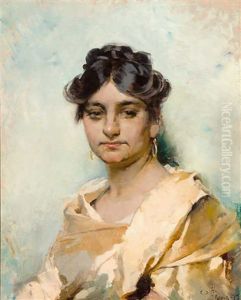 Portrait Einer Italienierin by Cecil van Haanen