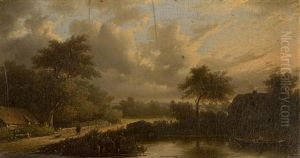 Landscape With A River by George Gillis van Haanen