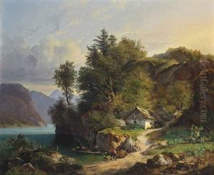 An Austrian Landscape by George Gillis van Haanen
