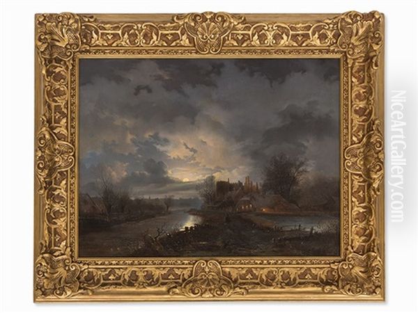 Moonlit Landscape - view 1