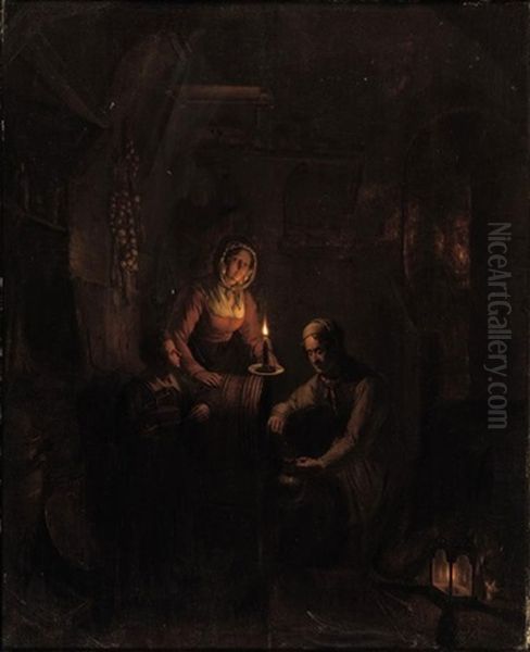 A Family By Candlelight - view 1