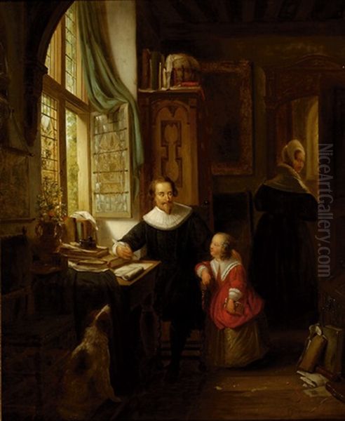 Family In An Interior - view 1