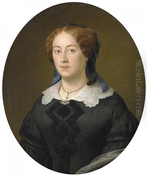 Bildnis Einer Dame (+ Bildnis Eines Herrn; 2 Works) - view 1
