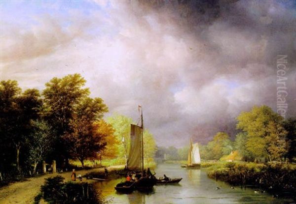 Gewitterstimmung Am Fluss - view 1