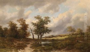 Resting On The Way Home by Remigius Adriannus van Haanen