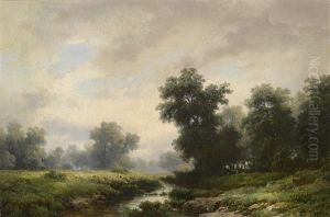 Praterlandschaft by Remigius Adriannus van Haanen