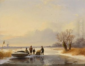 Eisvergnugen by Remigius Adriannus van Haanen