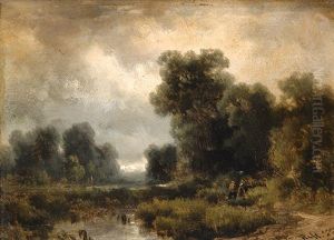 Landscape By Moonlight