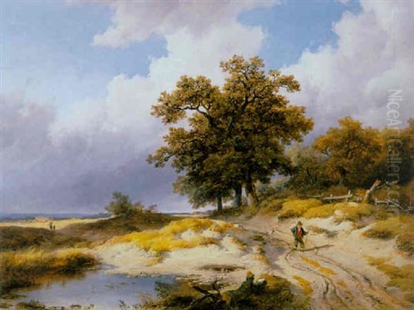 A Traveller In A Dune Landscape - view 1