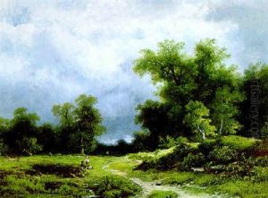 Aufziehendes Gewitter by Remigius Adriannus van Haanen