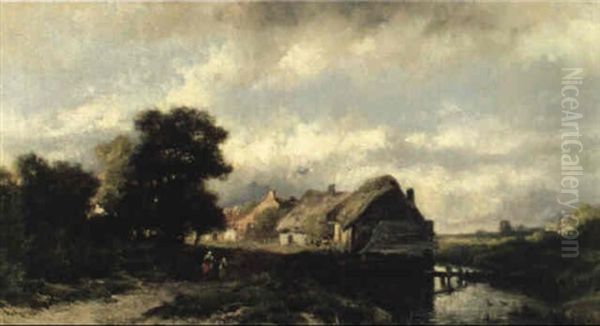 Bauernhutten In Flacher Landschaft - view 1