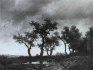 Waldlandschaft by Remigius Adriannus van Haanen