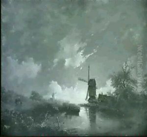 Mondnacht by Remigius Adriannus van Haanen