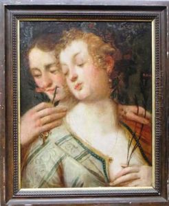 Le Gout, L'odorat, La Vue, L'ouies (4 Works) by Cornelis Cornelisz Van Haarlem