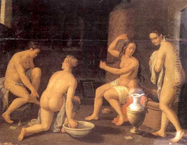 In The Bath House - view 1