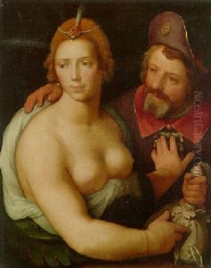 Unequal Love by Cornelis Cornelisz Van Haarlem